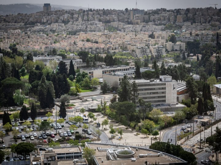 A view of the Hebrew University of Jerusalem in Givat Ram, Jerusalem, on April 7, 2025. Photo by Oren Ben Hakoon/Flash90