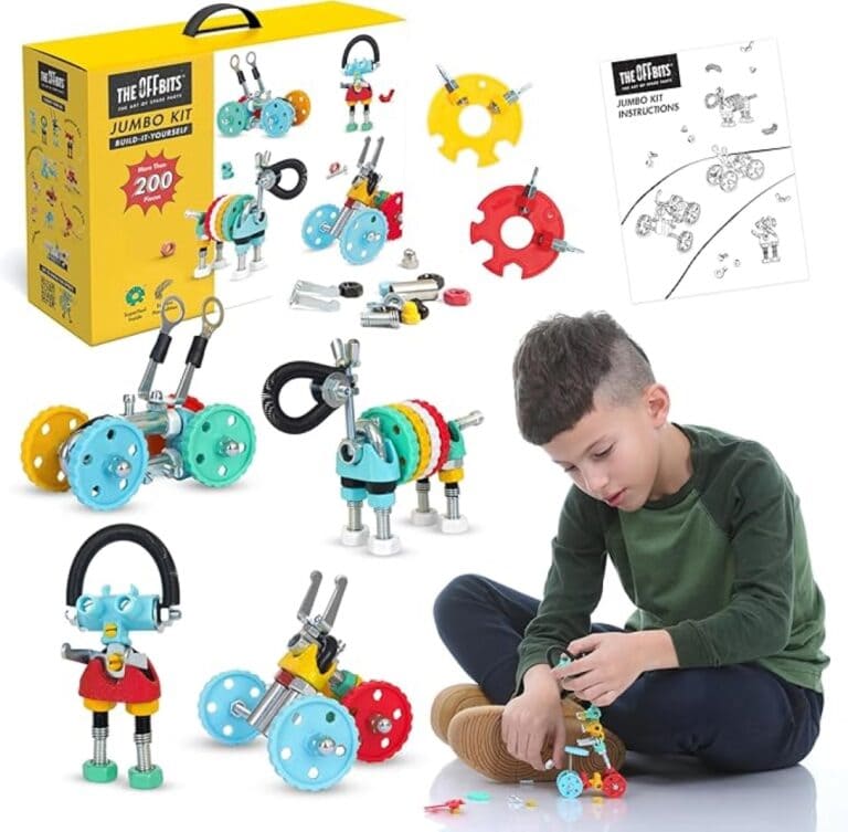 The Off Bits Jumbo Kit Educational Build Your Own Robot Toy, photo via Amazon
