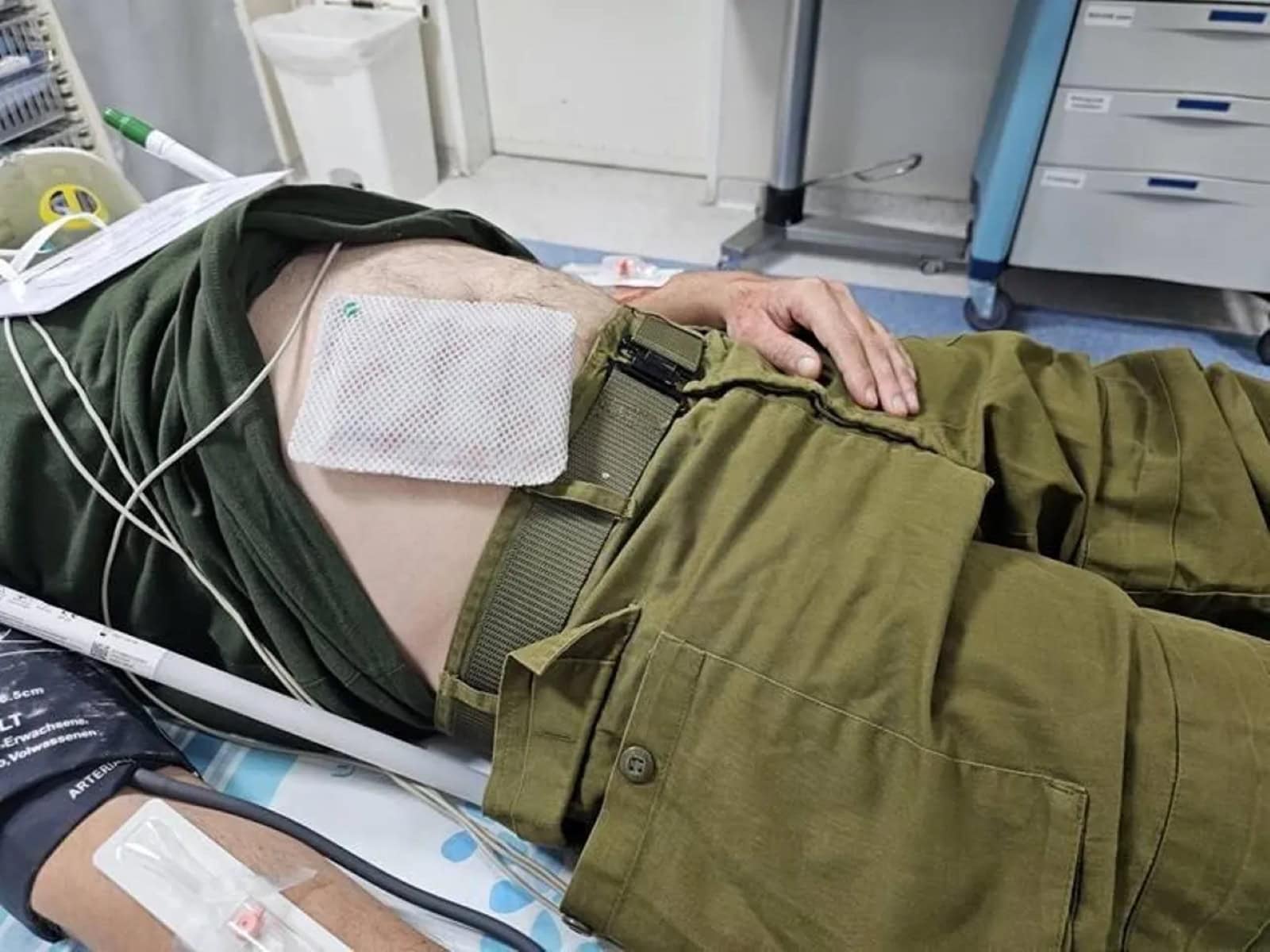 Rescue Heat has developed a patch that can treat hypothermia on the battlefield. Photo courtesy of Rambam Health Care Campus Spokesperson