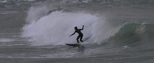 Surfing in Ashkelon