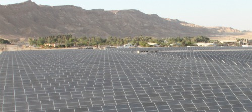 Arava Power solar field on Kibbutz Ketura