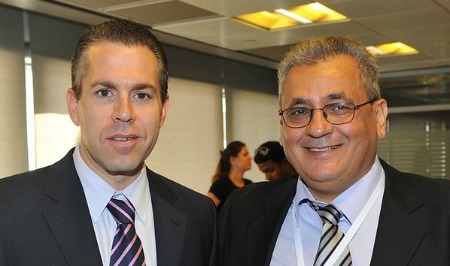 Environment Minister and Haim Alush