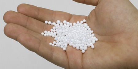 Nitrate-eating beads