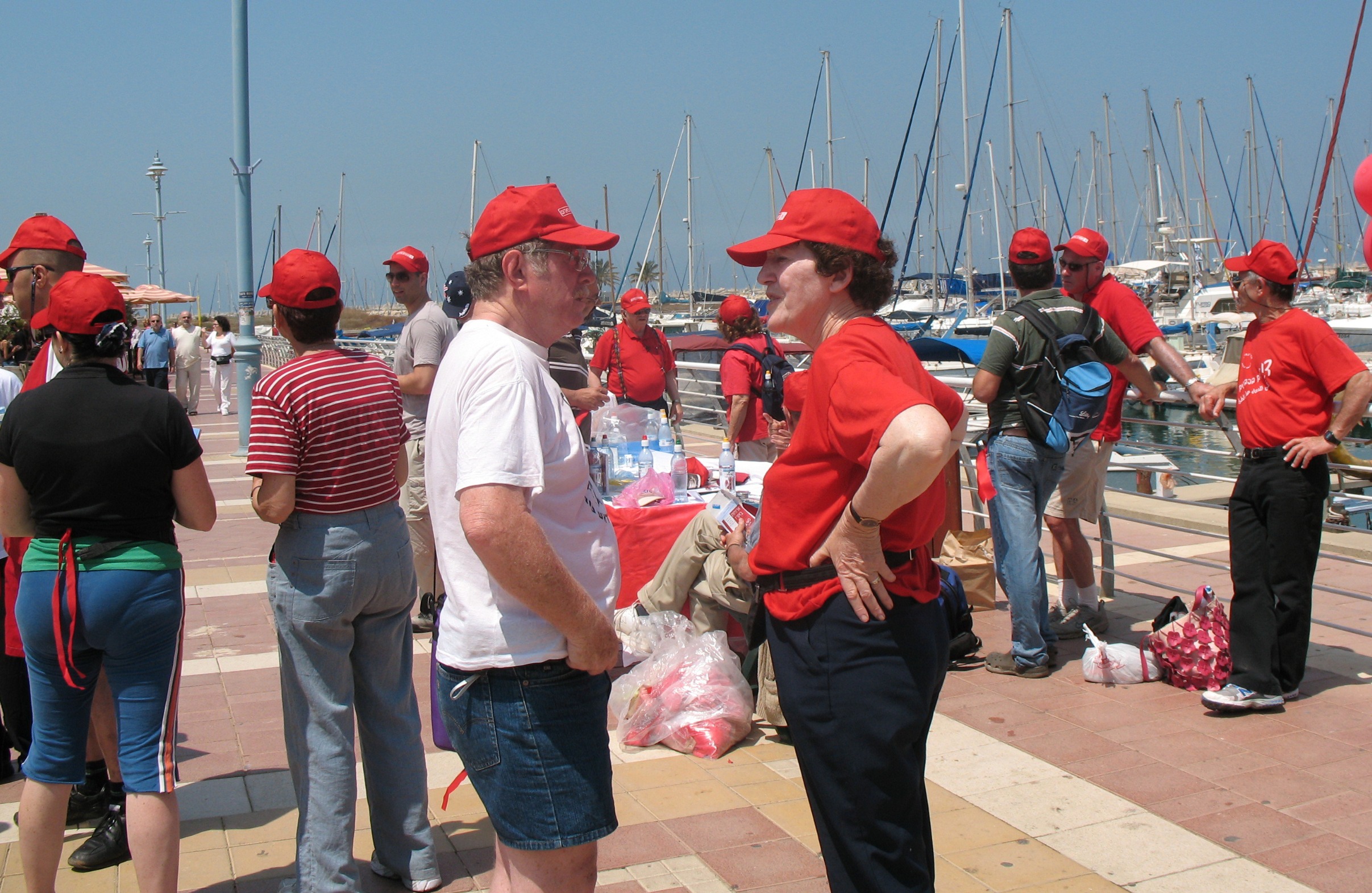 Nurit Grossman at walkathon