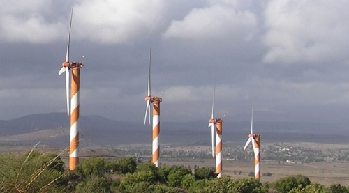 Golan wind turbines