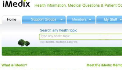 iMedix Homepage